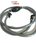 Durable Outboard Fuel Hose Assembly Kit All In One For 5 16 Inch Gas Lines 6 To 7 Foot Length Includes Hose Two Fuel Connectors Clip And Pump Squeeze Boat Motor Parts For Evinrude Johnson BRP Models Aftermarket ITACO