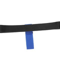 Go-To Neoprene Scuba Tank Belt With Secure Attachment Strap For Decompression Tanks And Diving Gear, black with blue strap