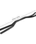 Metal Side Frame Kit For SCX10 II 90046 90047 Chassis Upgrade Black Alloy Girder Beams For RC Crawler, 414mm length