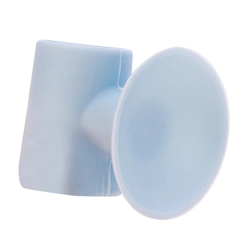 Silicone Suction Cup Door Stopper Wall Protector With Noise Reduction Pad visible from side angle