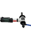 Built Different Portability Meets Insane Cutting Power In This Aluminum Handheld Electric Pipe Beveler And Internally Expanding Chamfering Machine On 220V, showcasing a portable beveling tool.