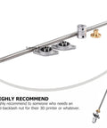 300mm Lead Screw Set for 3D Printers With High Precision Aluminum Anti Backlash Nut Ideal for DIYers and CNC Mills Engraving Machines and Wood Projects, lead screw kit with nut and mounts