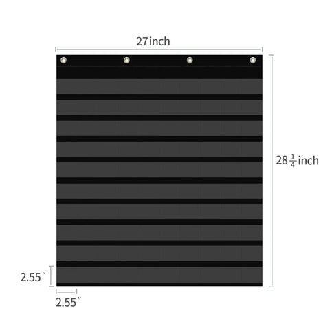 Dimensions of Boho Hundred Pocket Chart With 100 Pockets And 150 Double Sided Number Cards Numbers 1 To 100 Classroom Organizer