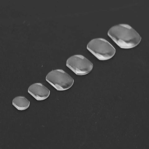 Transparent lenses from 6 Piece Watch Repair Kit With Magnifying Loupe For Fine Movement Work And Date Adjustment set