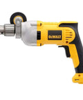 Beefed-Up Heavy Duty Corded Electric Drill With Pistol Grip 1/2 Inch Chuck 10 Amp Motor Model DWD210G shown in side view