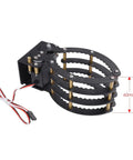 Heavy Duty Claw Gripper For DIY Projects, Full Metal Aluminum Arm Clamp With High Torque, 0 To 9 Inch Open Range