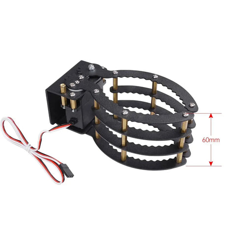 Heavy Duty Claw Gripper For DIY Projects, Full Metal Aluminum Arm Clamp With High Torque, 0 To 9 Inch Open Range