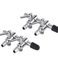 2 Pack 2 Way Air Flow Control Lever Valve With Airline Tubing Connector For Aquarium Fish Tank Pro Grade Must Have Adjustable Air Flow Regulator