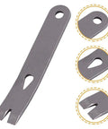 Pocket Size Stainless Steel Crowbar Pry Bar Widgy Bar EDC Tool For Bushcraft And Survival with close-up details