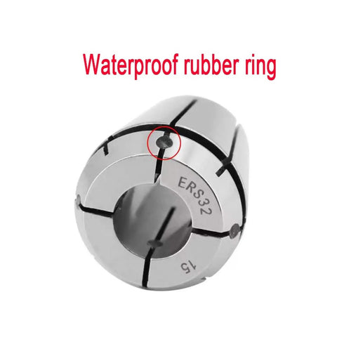 Water Stop Spring Collet Seal For Milling Machines, High Precision Spring Chuck, hardened steel, waterproof ring, ERS32