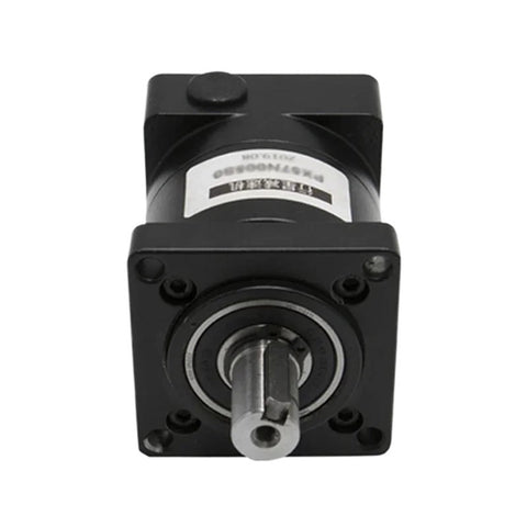 Heavy Duty Planetary Gear Reducer For 34 Stepper Motor With 20 To 1 Ratio Precision Speed Box showing compact design and mounting shaft.