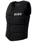 Lightweight Neoprene Wake Surf Vest For Men with zip-front, flexible impact protection for surfing and water sports