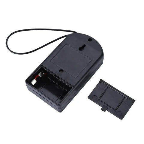 Ultra Loud 120dB Door Sensor Alarm For Home, Travel And Hotels, Touch, Vibration And Magnet Detection For Kids Safety, black plastic unit