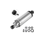 Heavy Duty 1.5KW Air Cooled Spindle Motor With Four Bearings And ER11 ER20 Collet Kit For CNC Router Engraver Upgrades, gray motor with collets