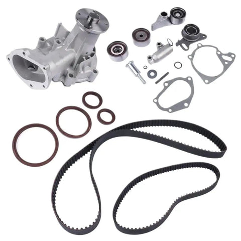 Top Quality Water Pump Timing Belt Kit AP01 1300A045 For Mitsubishi Shogun Pajero L200 2 5 D I D Diesel Engine Replacement with pump, pulleys, gaskets, belt