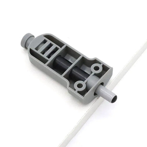 Heavy Duty Soft Close Damper Buffers Kick The Slamming Habit Smooth Operator For Kitchen Cabinets Wardrobes And Drawers Solid Abs Housing Gray Two Pack showing a gray buffer unit.