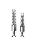 Stainless Steel Serrated Expansion Heavy Duty Hollow Wall Anchors With Screws Kit For Concrete Hollow And Wood Surfaces 50 Sets 5x30 Inch
