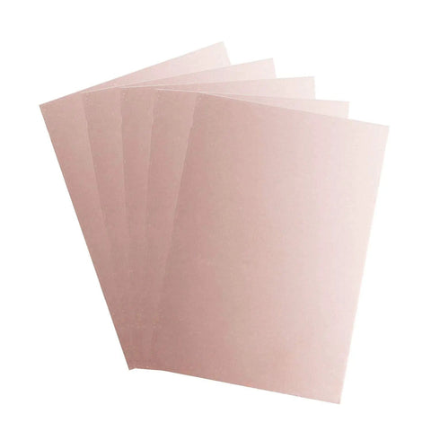 Single Sided Copper Clad PCB Laminate Board 70 x 50 x 1mm FR4 Glass Fiber 5 Pieces stacked view