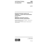 Official ISO 10303 Part 513 standard document, 62 pages, focusing on industrial automation data exchange methods.
