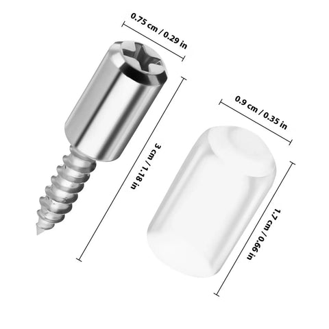 Heavy Duty Iron Shelf Support Pegs 120 Piece Set For Cabinets And Bookcases Easy Install Self Tapping Pins dimensions close-up