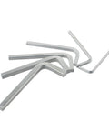 Six Piece Square Head Wrench Set L Shape Wrenches In Chrome Vanadium Steel For Tightening And Removing Square Screws Includes Sizes 3mm 4mm 5mm 6mm 7mm And 8mm Durable Pro Grade Kit Built Tough For Quick Fixes in a fan layout view