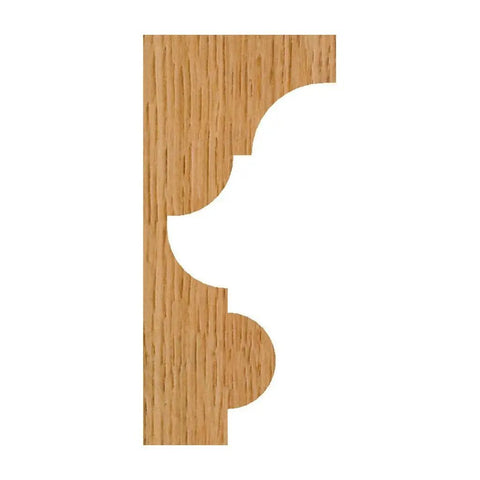 Pro Grade Classic Multi Form Router Bit cutting profile with 2¼ inch diameter and 1⅞ inch cutting length for versatile edge profiles.