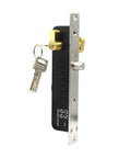 Heavy Duty 12V And 24V Electronic Drop Bolt Lock With Quick Manual Override Cylinder Normally Open Gate Deadbolt side view
