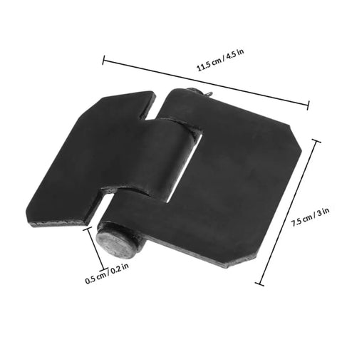 Beefy Two Piece Heavy Duty Weld On Gate Hinges Thickened Weldable Barrel Butt Hinges for Trailer Doors and Dump Trucks