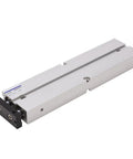 Double Rod Heavy Duty Pneumatic Air Cylinder With Aluminum Alloy Body, 1 MPa Working Pressure, visible side view, automation component