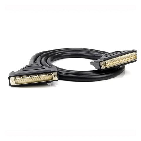Premium Pure Copper DB37 Extension Cord Male To Female 37 Pin D Sub Connector Cable on a white background.