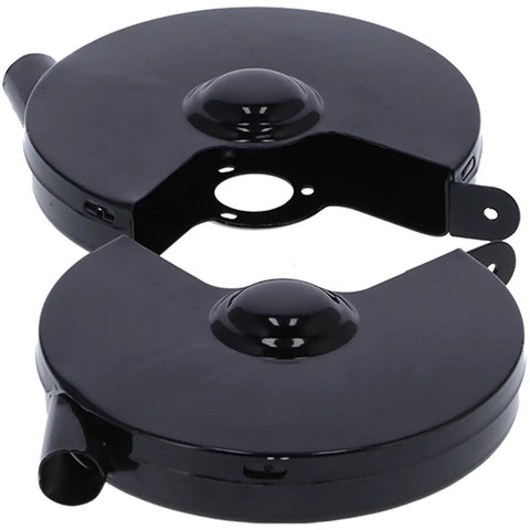 Black High Speed Steel Grinder Wheel Guard Heavy Duty Protective Cover Set for Grinding Machines showing outer covers