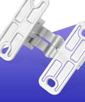 Heavy Duty Concealed Stone Door Hinges With Two Dimensional Adjustment, silver metal hinges for fireproof door installation.