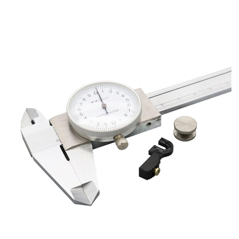 0-150 mm Dial Caliper With 0.02 mm Precision, Stainless Steel Vernier Caliper Built Tough For Pros, Shockproof Industrial Gauge