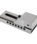 Ready Stock CNC Workholding Vise for Milling and Machining, Precision QKG38 QKG50 Two Size Kit, Heavy Duty Clamp, Easy Setup, Stable Fixture for CNC Tables and Workshop Projects, gray metal vise