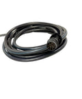 Close-up of 10-pin cable for Outboard Remote 703-48205-16 Side Mount Push To Open Replacement Control Box for marine use