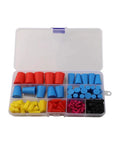 Super Cool 125 Pcs Silicone Rubber Tapered Plug Assortment Kit Makes Any Garage Job A Breeze With Ultra Durable Heat Resistant Seals That Never Crack Or Shrink To Keep Your Engine Sipping Smooth Like Butter Without Any Stress Or Hassle Today. 125 silicone rubber tapered plugs in storage case