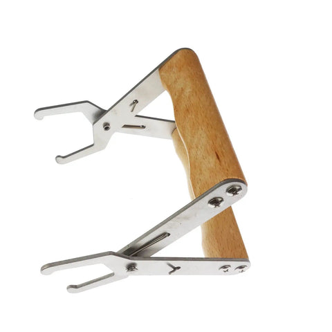 Close-up of 4 Pack Frame Grip Holder Beekeeping Tool Lifter Gripper For Beehives Heavy Duty Steel And Wood Frame Lifter