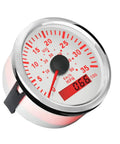 Waterproof GPS Speedometer 0-35 MPH Gauge Kit for Marine Boats Sailboats Snowmobiles Go Kart with Backlight 85mm LED