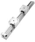 Thinking Process: Aluminum SBR shaft collar with split clamp on linear rail, for drive shaft mounting