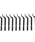 Pro Grade Deburring Hand Tool For Pipes And Sheet Metal With Wear Resistant HSS Blade And Comfortable Grip Includes 10 Replacement Blades