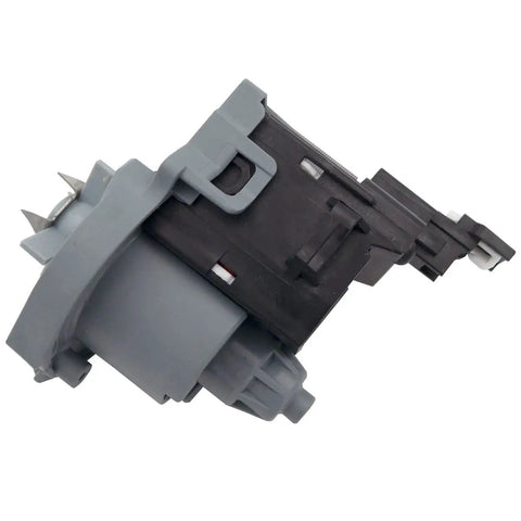 Dishwasher Drain Pump Replacement For W11497943 W11412663 Model Specific Fit, 120V 60Hz 0.65A 45W side view showing connectors