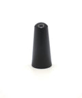 Short 1.2 Inch Aluminum Car Antenna Mast Replacement For AM FM Roof Mount Antenna With M4 M5 M6 Threaded Adapters Fit 3 Size Options 1.2 2 3.5 Inches Works With Most Cars Like Toyota Honda Ford Nissan Jeep Chevy. Image of the black aluminum antenna mast standing upright