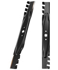 42 Inch Deck Mower Blade Mulching Blades With 6 Point Star Fit Troy Bilt And Cub Cadet Riding Mowers Replacement Numbers 942-04308