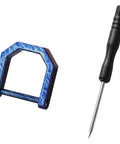 Alloy Miniature Keychain Clip With Detachable Tool And Screwdriver, multicolor design with precision crafting visible