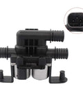 Heavy Duty Bmw Water Heater Control Valve Featuring Dual Solenoid Hvac Coolant Flow Regulator, front view with connectors.