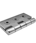 Premium 316 Stainless Steel Square Deck Door Hinge 100X100Mm Mirror Polish Finish, durable marine hardware for boats.