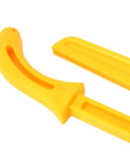 2 Pack Push Sticks For Woodworking Safety, Yellow Plastic Push Blocks With Ergonomic Handles, Pro Grade Durable Push Block Set