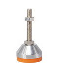 Beefy Heavy Duty Adjustable Leveling Feet With Carbon Steel Threaded Stem And Rubber Base For Furniture And Shelving Stable Wobble Free Leg