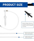 Complete Heavy Duty Manual Transmission Fluid Pump Kit With 3 8 Swivel Adapter showing the pump and suction tubes for easy oil transfers.