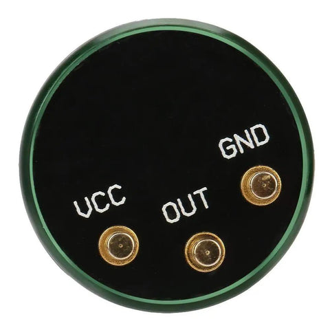 12-Bit Hall Angle Sensor With 0.088 Degree Resolution And 360 Degree Full Rotation 0-5V Analog Output Pro Grade High Precision Rotatable Hall Effect Position Sensor For Accurate Angular Measurement And Reliable Motion Control, circular black PCB with VCC OUT GND pins